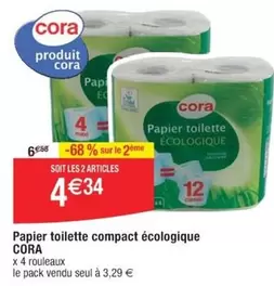 Cora - Papier Toilette Compact Écologique