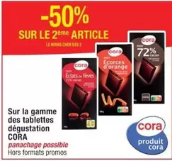 Cora - Sur La Gamme Des Tablettes Dégustation