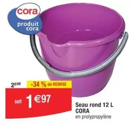 Cora - Seau Rond 12 L