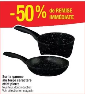 TOUS - Gamme Alu Forgé Effet Pierre : Caractéristiques et Promotions