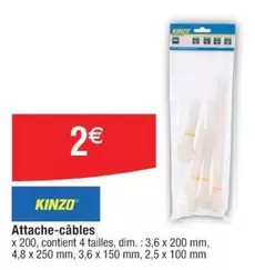 Dim - Kinzo - Attache-câbles