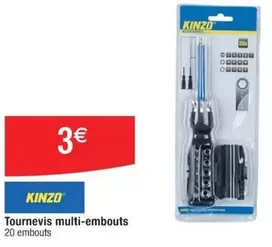 Kinzo - Tournevis Multi-embouts