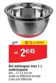 Dim - Bol Mélangeur Inox 1 L Andrérapant