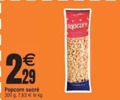 Popcorn Sucré