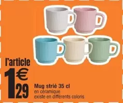 Mug Strié