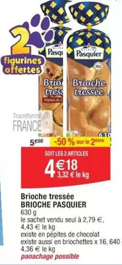 Pasquier - Brioche -  Tressée