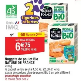 Nature De France - Nuggets De Poulet Bio