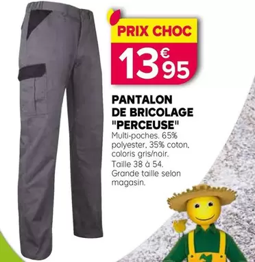 Pantalon De Bricolage Perceuse offre à 13,95€ sur Kiriel