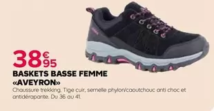 Baskets Basse Femme Aveyron  offre à 38,95€ sur Kiriel