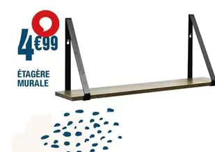 Étagère Murale offre à 4,99€ sur La Foir'Fouille