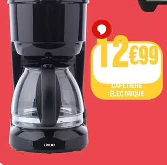 Livoo - Cafetiere Électrique offre à 12,99€ sur La Foir'Fouille