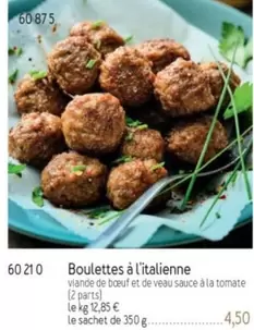 Boulettes À L'italienne offre à 4,5€ sur Picard