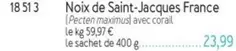 Noix De Saint-jacques France offre à 23,99€ sur Picard