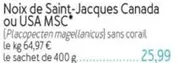 Noix De Saint-jacques Canada Ou Usa Msc offre à 25,99€ sur Picard