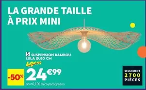 La Grande Taille A Prix Mini offre à 24,99€ sur Conforama