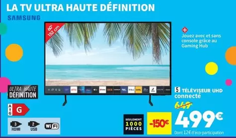 Samsung - Tv Ultra Haute Définition offre à 499€ sur Conforama