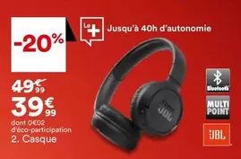 JBL - Casque offre à 39,99€ sur BUT