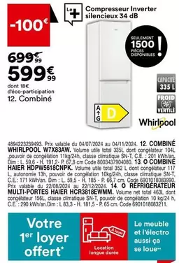 Total - Compresseur Inverter SilenCieuxx 34 Db offre à 599,99€ sur BUT