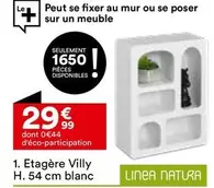 Villa - Etagère H. 54 Cm Blanc offre à 29,99€ sur BUT