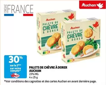 Auchan - Palets De Chevre A Dorer