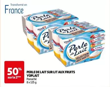 Yoplait - Perle De Lait Sur Lit Aux Fruits