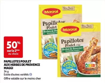 Maggi - Papillotes Poulet Aux Herbes De Provence