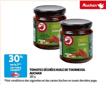 Auchan - Tomates Sechees Huile De Tournesol