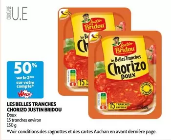 Justin Bridou - Les Belles Tranches Chorizo