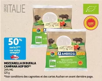 Ambrosi - Mozzarella Di Bufala Campana Aop Bio