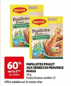 Maggi - Papillotes Poulet Aux Herbes De Provence