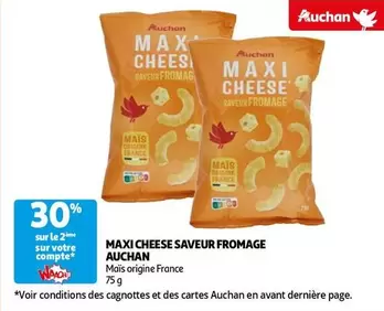 Auchan - Maxi Cheese Saveur Fromage