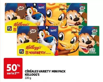 Kellogg's - Céréales Variety Mini Pack