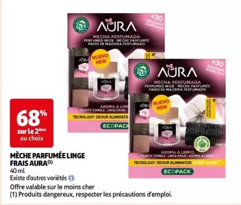 aura - Mèche Parfumée Linge Frais