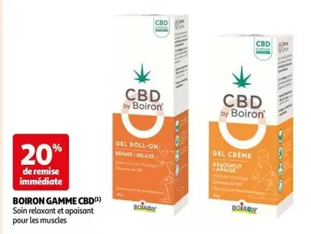 Boiron - Gamme CBD