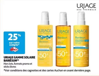 Uriage - Gamme Solaire Barisun