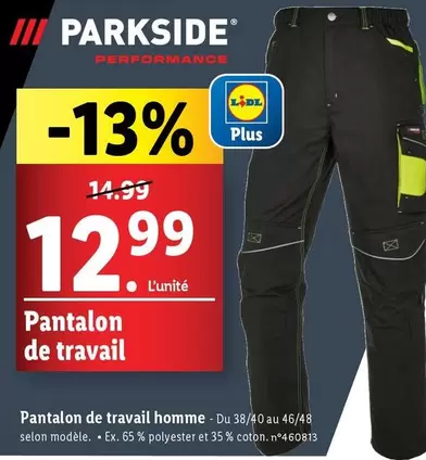 Parkside - Pantalon De Travail