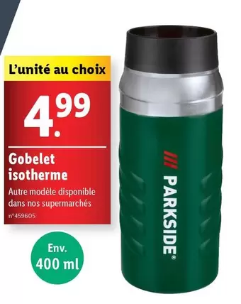 Parkside - Gobelet Isotherme