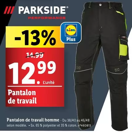 Parkside - Pantalon De Travail