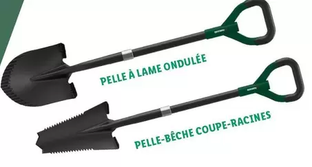 Parkside - Pelle-bêche Coupe-racines : Outil polyvalent avec lame ondulée pour un jardinage efficace