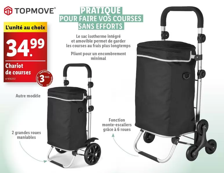 Topmove - Chariot De Courses