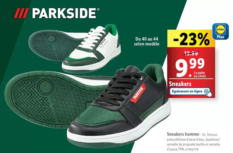 parkside - sneakers homme