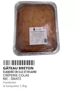 Crêperie Colas - Gâteau Breton offre sur Metro