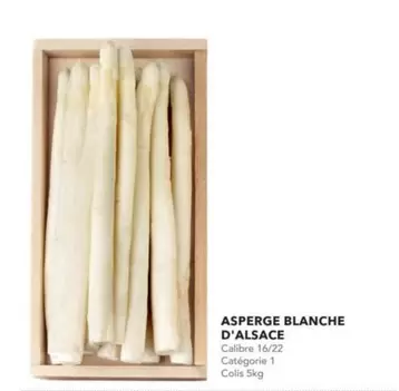 Asperge Blanche D'Alsace offre sur Metro