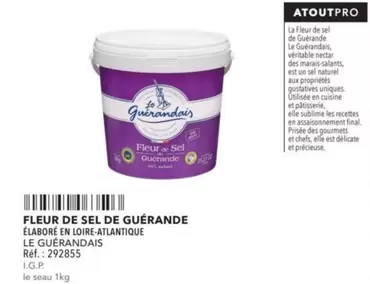 Le Guerandais - Fleur De Sel De Guérande offre sur Metro