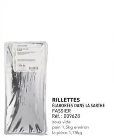 Fassier - Rillettes offre sur Metro