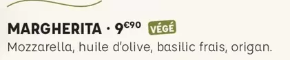 Margherita offre à 9,9€ sur Signorizza