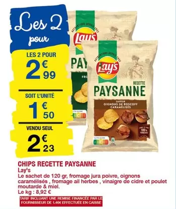 Lay's - Chips Recette Paysanne