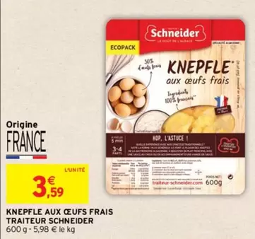 Schneider - Knepfle Aux Oeufs Frais