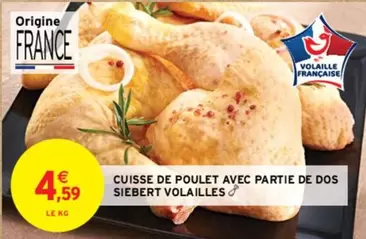 Siebert - Cuisse de Poulet avec Partie de Dos - Volailles