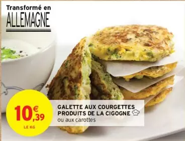 Galette Aux Courgettes Produits De La Cigogne